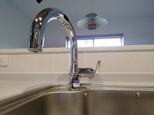 愛媛キッチン取付け隊　浄水器一体水栓の取替　施工後